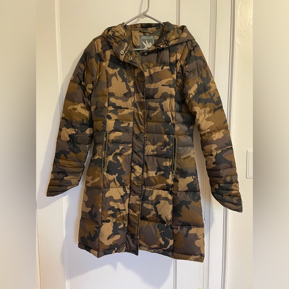 Camo Down Parka - Picture 1 of 7
